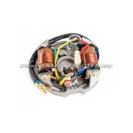 Stator complet Vespa 50 S 5 fils (Allumage bobine externe)